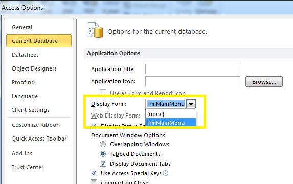 step 2 How to Open your MS Access Application like a Customer Software Application Access Experts Blog IT Impact Jay McCormick