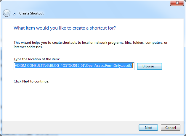 step 6 How to Open your MS Access Application like a Customer Software Application Access Experts Blog IT Impact Jay McCormick