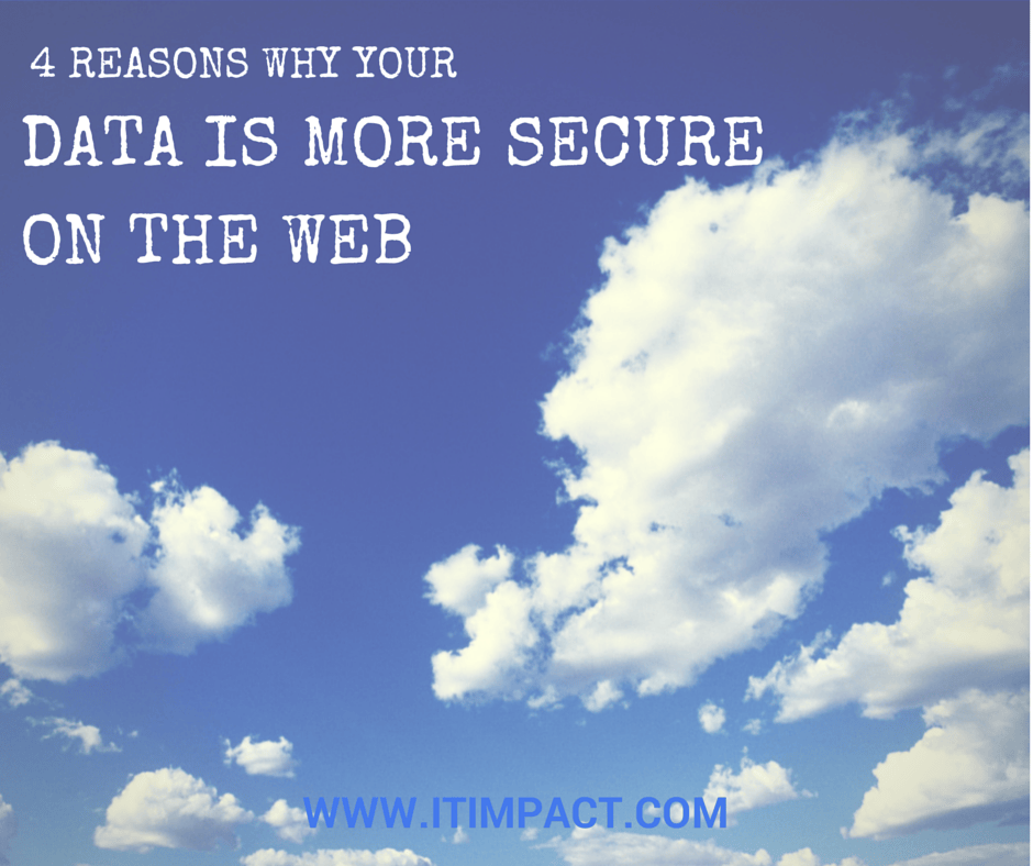4 Reasons Why Your Data is More Secure on the Web
