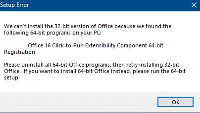 Office 16 Click and Run