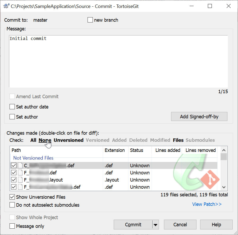 Using OASIS-SVN and git for Access source code control