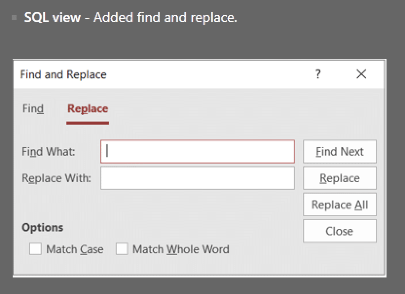 SQL Find and Replace