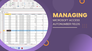Managing Microsoft Access Autonumber Fields