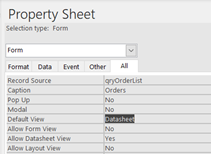 Datasheet Design Configuration