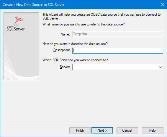 Building ODBC connection string with ODBC driver's dialog